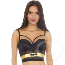 DC Comics Batman Satin Underwired Longline Bra