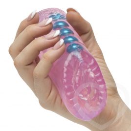 Blush Beaded Vagina Pleasure Stroker