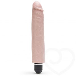 King Cock Extra Quiet Realistic Dildo Vibrator 10 Inch