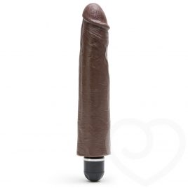 King Cock Whisper Quiet Realistic Dildo Vibrator 10 Inch