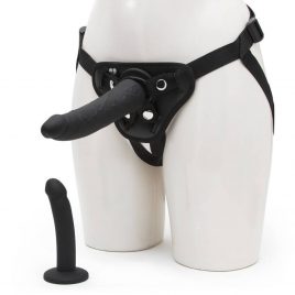 Lovehoney Deluxe Strap-On Harness Kit with 2 Silicone Dildos