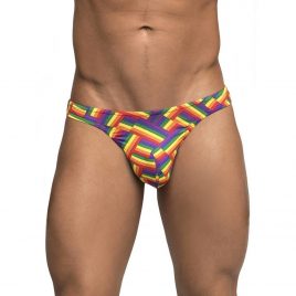 Male Power Rainbow Pride Flag Thong