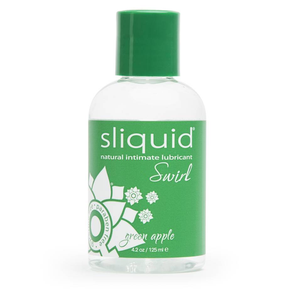 Sliquid Swirl Green Apple Flavored Lubricant 4.2 fl oz