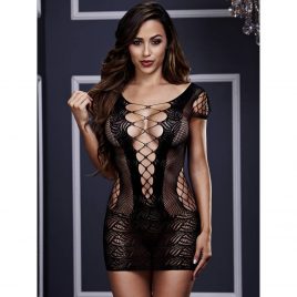 Baci Corset Front Lace Mini Dress