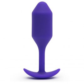 b-Vibe Snug Plug 2 Medium Weighted Silicone Butt Plug 4 Inch