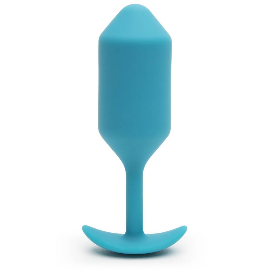 B-Vibe Snug Plug 3 Large Weighted Silicone Butt Plug 4.5 Inch