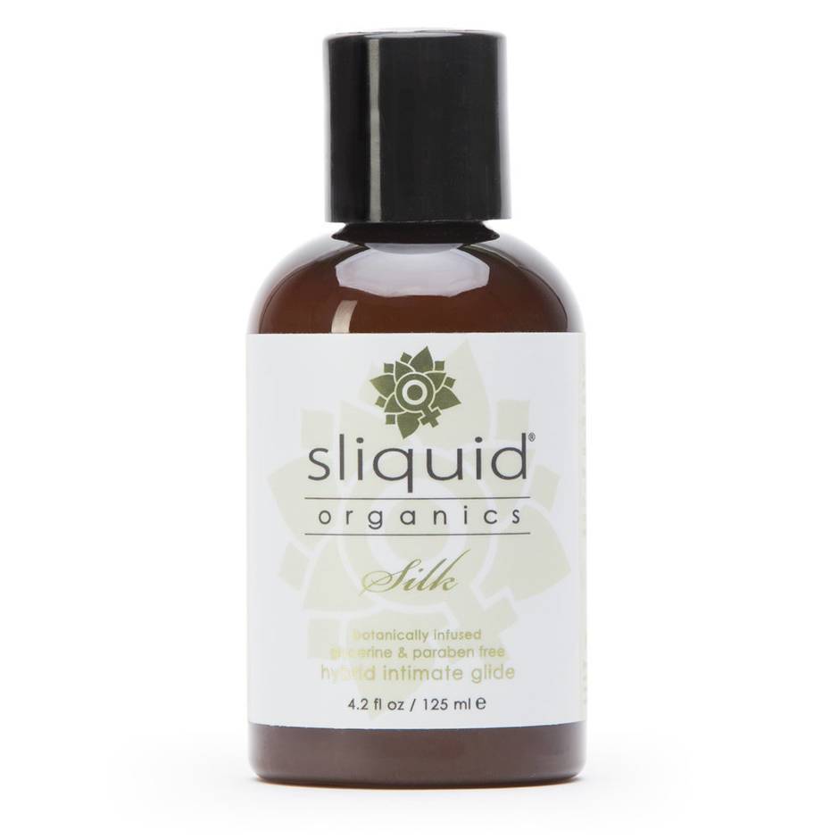 Sliquid Organics Natural Silk Hybrid Lubricant 4.2 fl oz