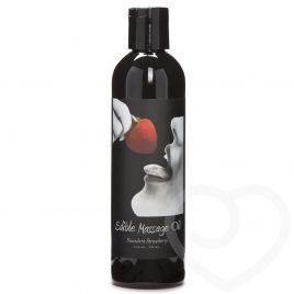 Earthly Body Strawberry Edible Massage Oil 236ml