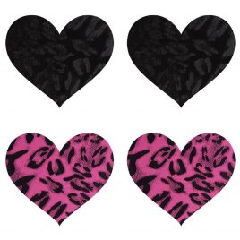 Peekaboos Wildcat Hearts Nipple Pasties (2 Pack)