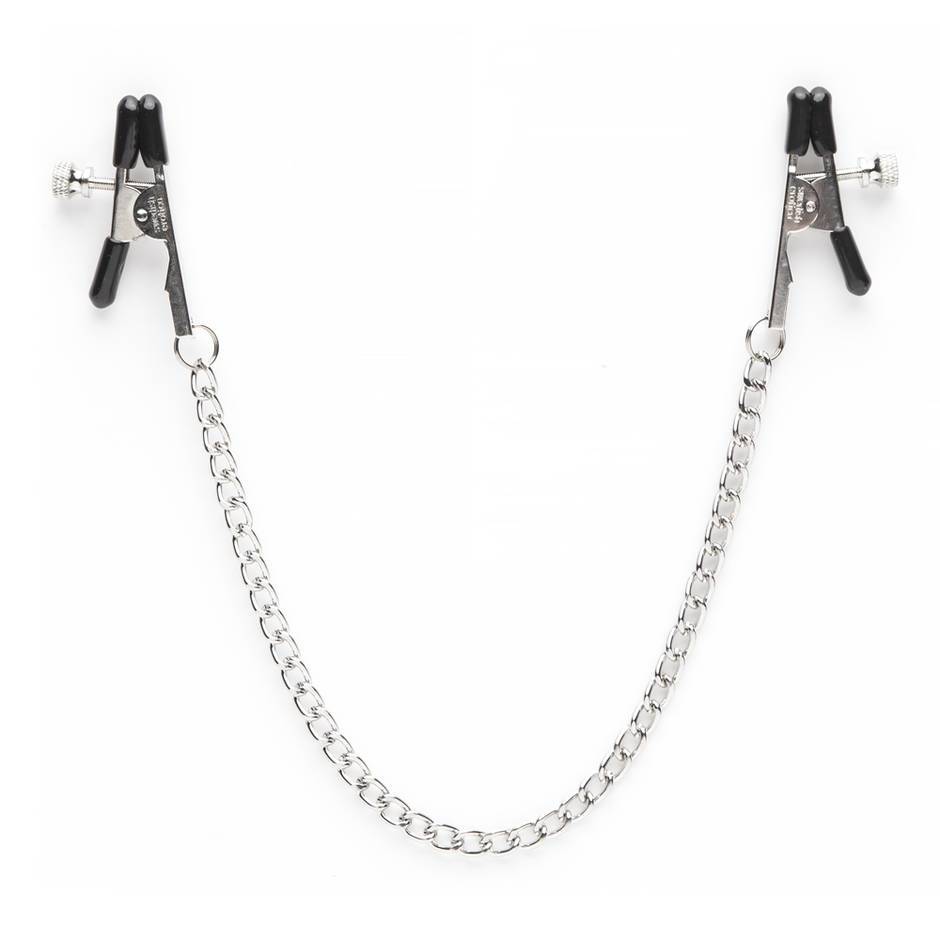 Nipple Play Adjustable Nipple Clamps with Chain