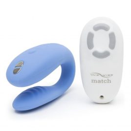 We-Vibe Match Remote Control Rechargeable Clitoral and G-Spot Vibrator