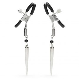Sex & Mischief Silver Spears Adjustable Nipple Clamps