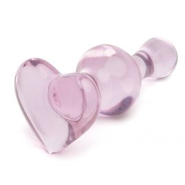 Icicles No 75 Glass Wave Heart Butt Plug