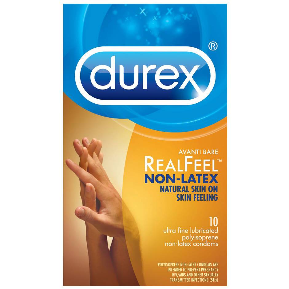 Durex Avanti Bare Real Feel Non Latex Condoms (10 Count)