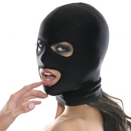 Fetish Fantasy Spandex 3 Hole Bondage Hood