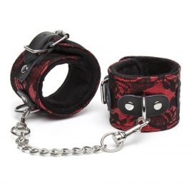 Bondage Boutique Lace and Faux Fur Wrist Cuffs