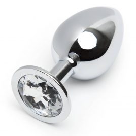 Lovehoney Jeweled Metal Medium Butt Plug 3 Inch