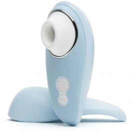 Womanizer Liberty Rechargeable Blue Travel Clitoral Stimulator