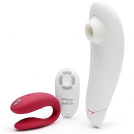 Tease & Please Womanizer Premium and We-Vibe Sync Pleasure Collection