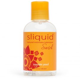 Sliquid Swirl Tangerine Peach Flavored Lubricant 4.2 fl oz