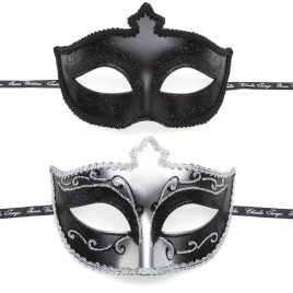 Fifty Shades of Grey Masks On Masquerade Mask (Twin Pack)