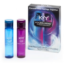 KY Jelly Yours & Mine Couple’s Lubricants (2 x 1.5 fl. oz)