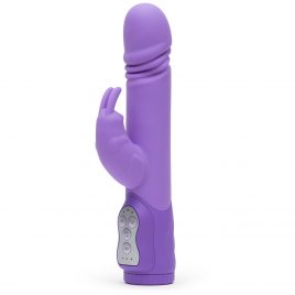 Lovehoney Dream Rabbit Rechargeable Silicone Thrusting Rabbit Vibrator