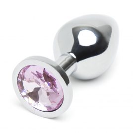 Jewelled Aluminium Butt Plug 3 Inch