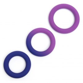 Lovehoney Colorplay Color-Changing Silicone Cock Ring Set (3 Count)