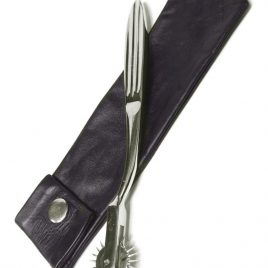 KinkLab Wartenberg Pinwheel with Leather Sheath