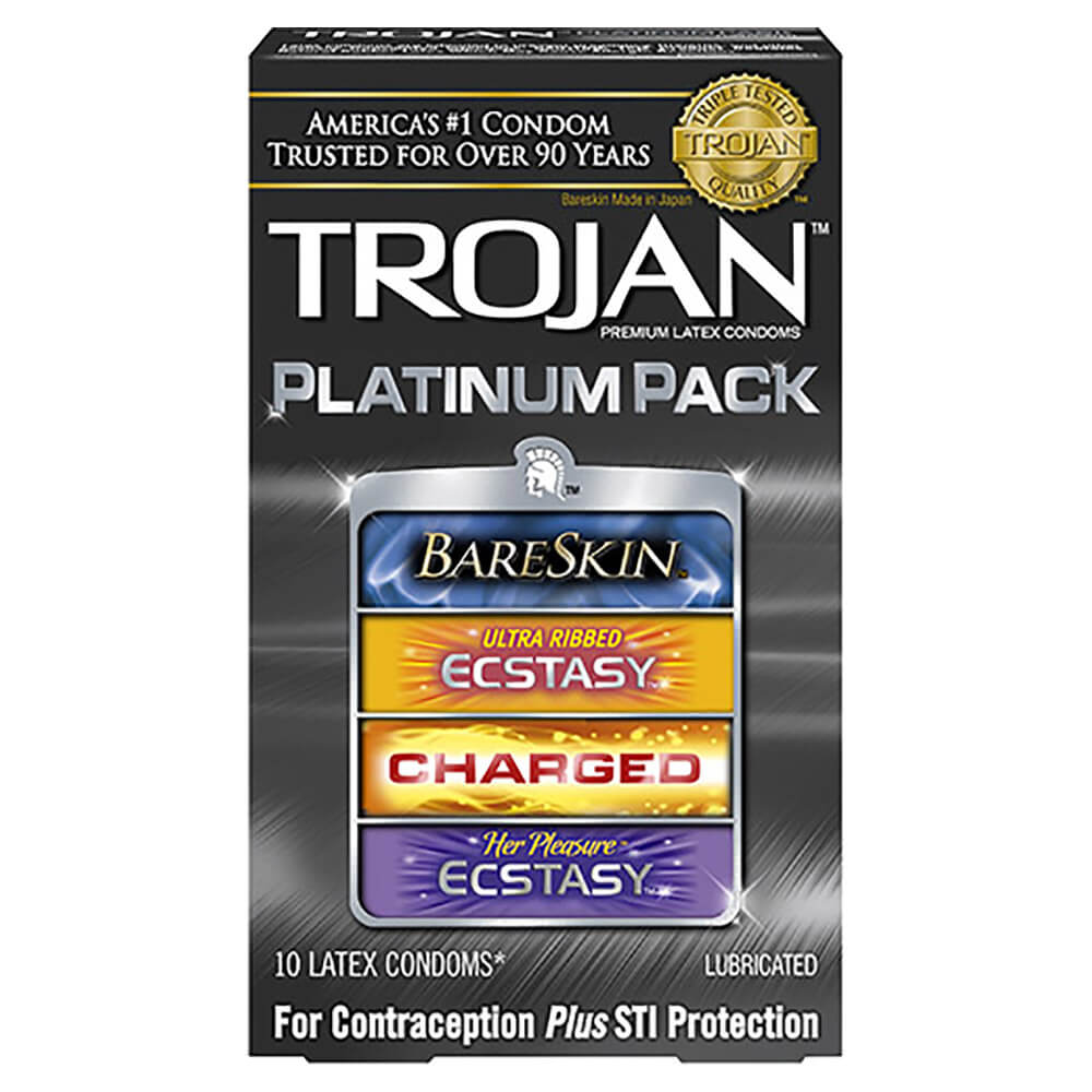 Trojan Condom Platinum Pack - 100-Pack