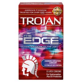 Trojan The Edge Lubricated Condoms - 100-Pack