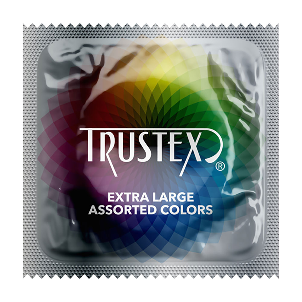 Trustex Extra Large Assorted Colors Condoms - 100-pack