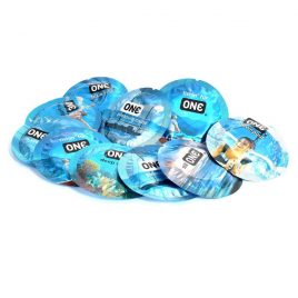 ONE Pleasure Plus Condoms - 100-pack