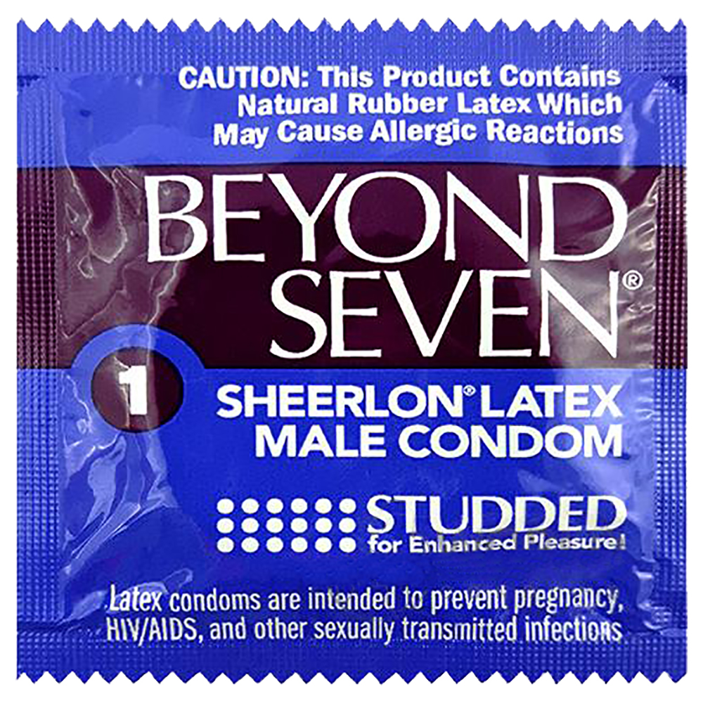Okamoto Beyond Seven Studded Condoms - 100-Pack