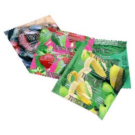 Trustex Assorted Flavors Non-Lubricated Condoms - 12-pack