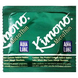 Kimono MicroThin Condoms w/ Aqua Lube - 100-Pack