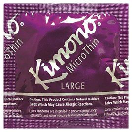 Kimono MicroThin Large Condoms - 36-Pack
