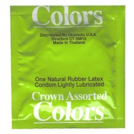 Okamoto Crown Assorted Colors Condoms - 100-pack