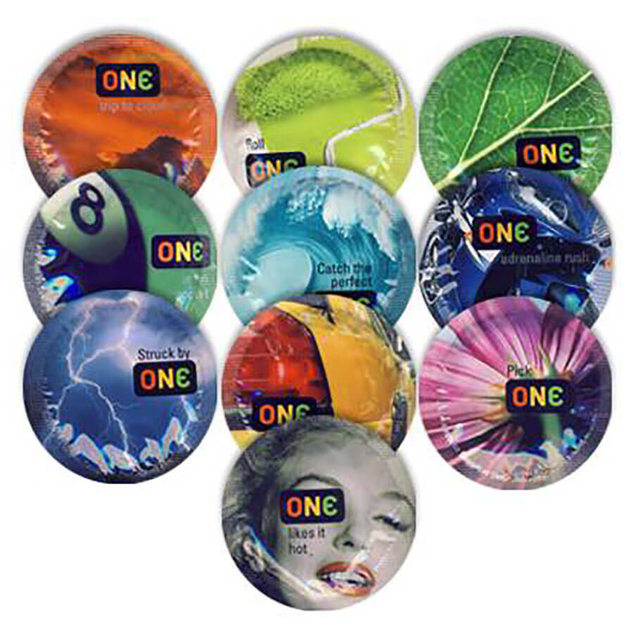 ONE Color Sensations Condoms - 100-pack