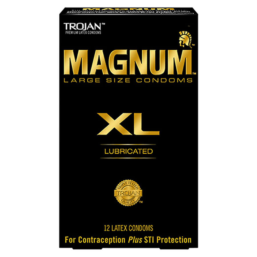 Trojan Magnum XL Lubricated Condoms - 36-Pack