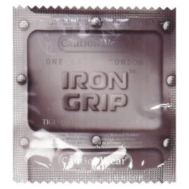 Caution Wear Iron Grip Snugger Fit Condoms - 36-Pack