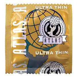 Atlas Ultra-Thin Condoms - 100-Pack