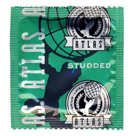Atlas Studded Condoms - 100-Pack