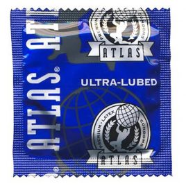 Atlas Ultra-Lubed Condoms - 100-Pack
