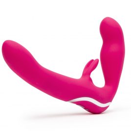 Happy Rabbit Rechargeable Vibrating Strapless Strap-On