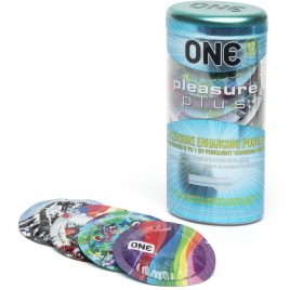 ONE Pleasure Plus Condoms (12 Count)