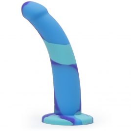 Lovehoney Air and Water Curved Silicone Suction Cup Dildo 7 Inch