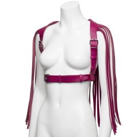 DOMINIX Leather Tassel Harness