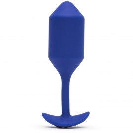 b-Vibe Vibrating Snug Plug XL Weighted Silicone Butt Plug 4 Inch